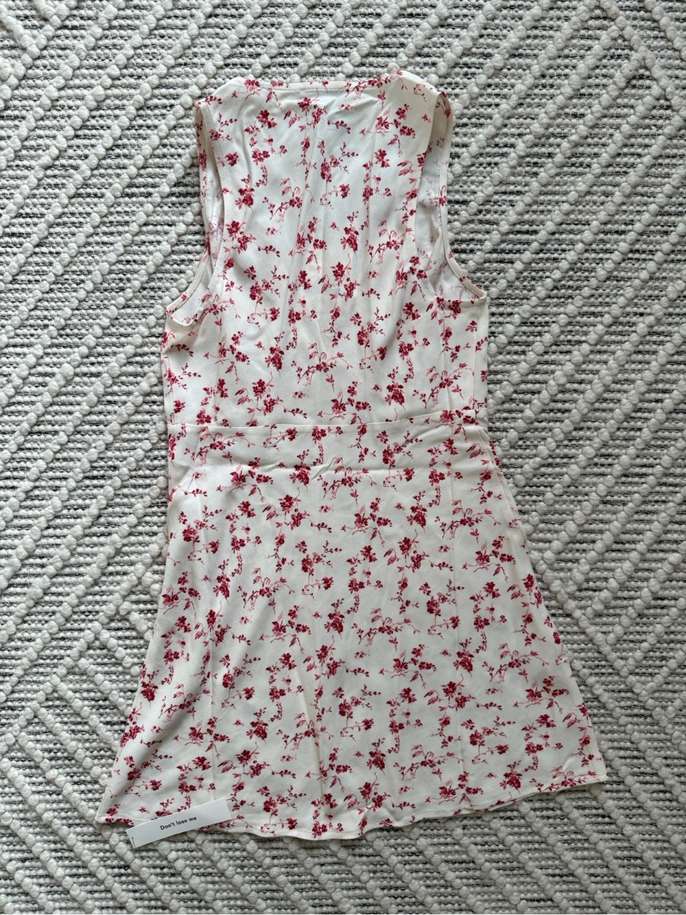 *NWT* Reformation Calix Mini Dress Sleeveless V-Neck Crepe Size S - Picture 4 of 9